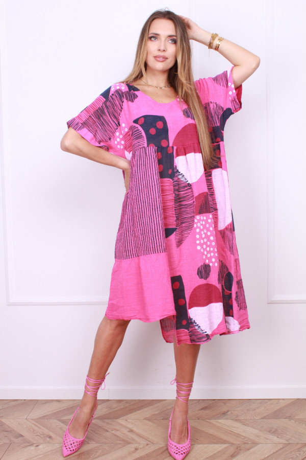 Bawełniana sukienka z printem 2