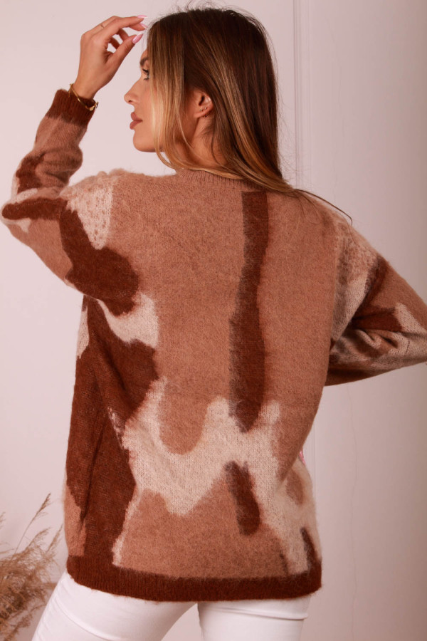 Sweter z printem 2