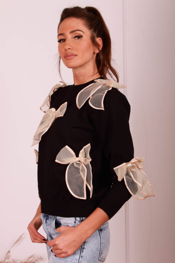 Bluza w kokardki 1