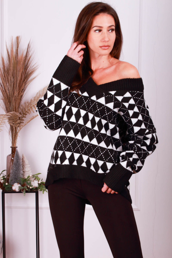 Sweterek w romby 3
