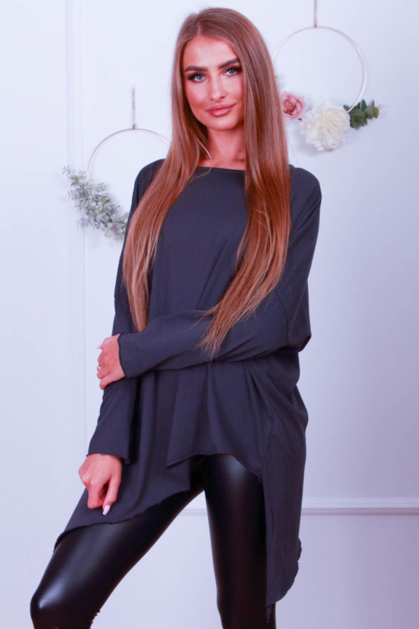 Bluzka basic z bawełny 5